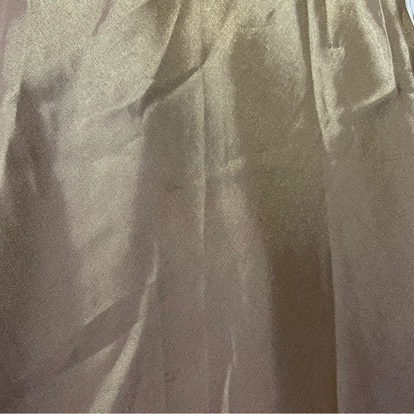 Alex Evenings Woman Bronze Floral Beads Gown Dress Size 10 - Picture 13 of 13